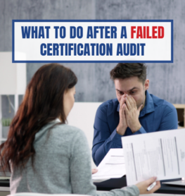 Failed ISO Certification Audit