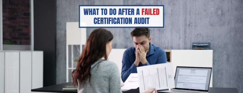 Failed ISO Certification Audit